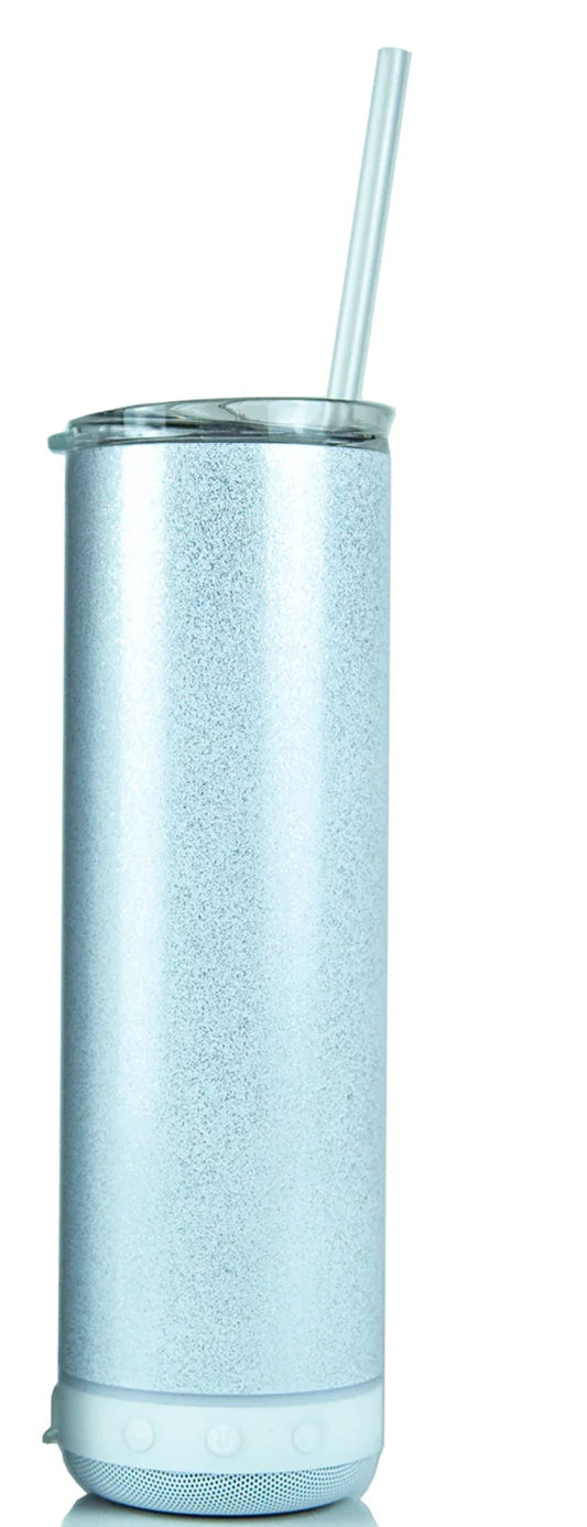 20oz Glitter Bluetooth Tumbler ( non glitter )