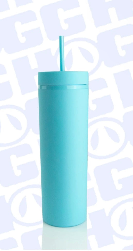 22oz Skinny Tumbler Blue Pre order