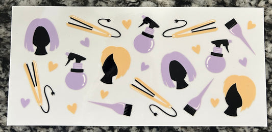 197 Hair stylist wrap