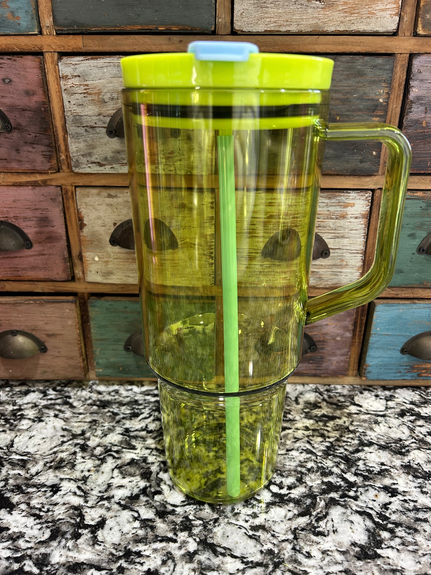 40 oz Sip Tumbler ( non glitter cup )