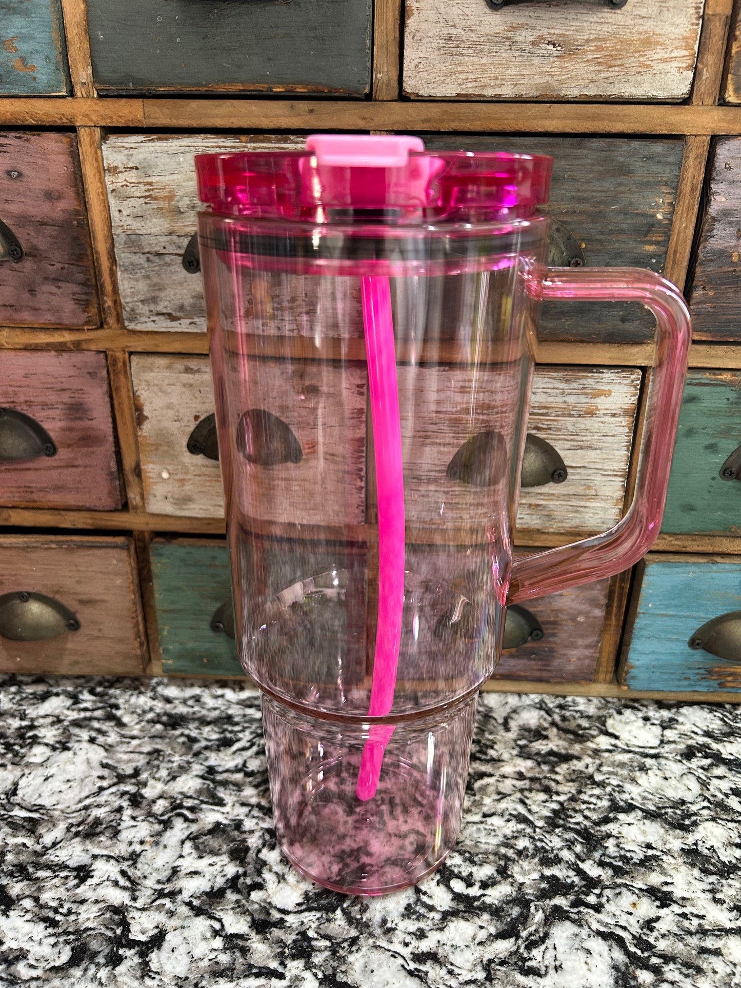 40 oz Sip Tumbler ( non glitter cup )