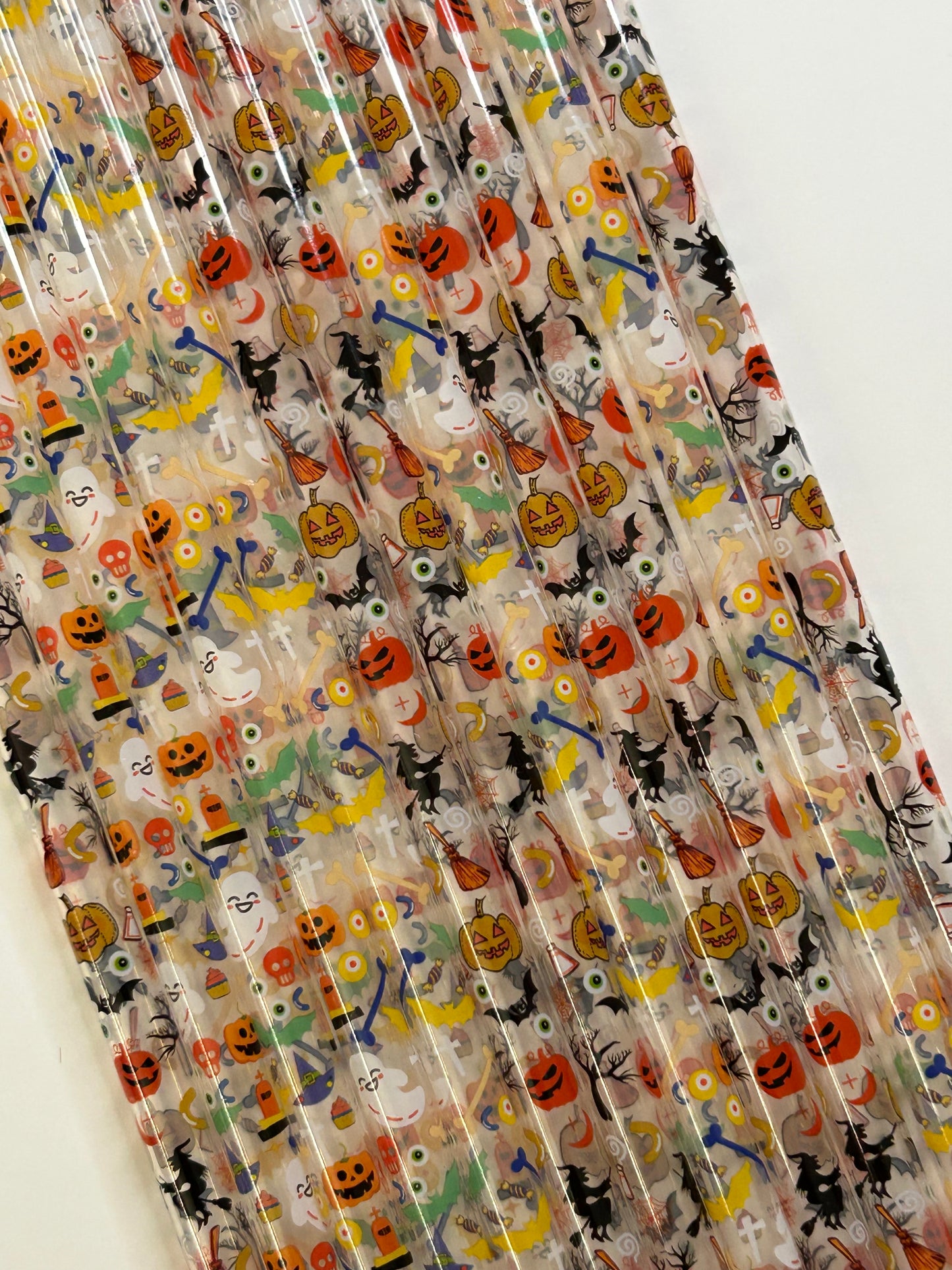 9in Halloween straws