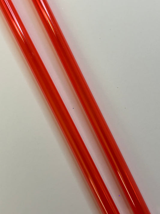 11in red straw