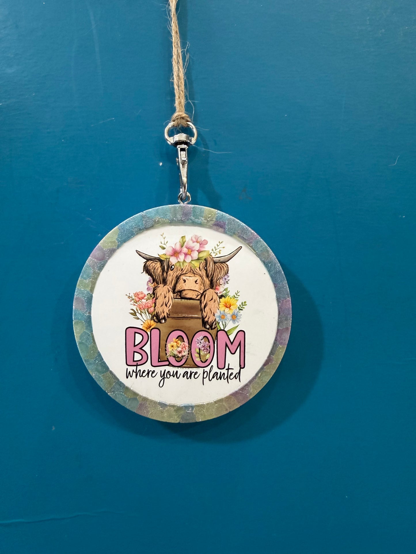 Bloom where you are planted (mahogany coconut