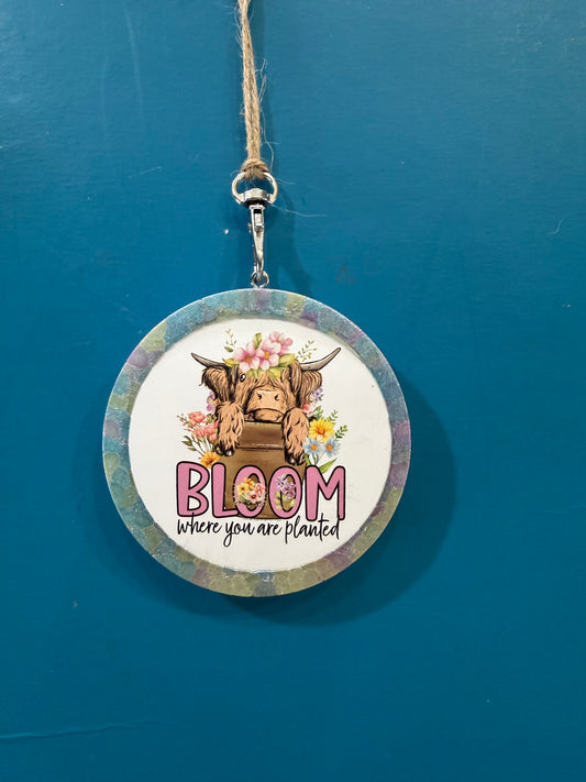 Bloom where you are planted (mahogany coconut