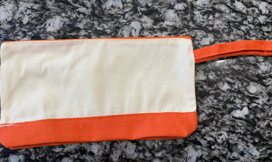 Canvas Makeup Bags,  Pencil Case,  Cosmetic Pouch With Zipper