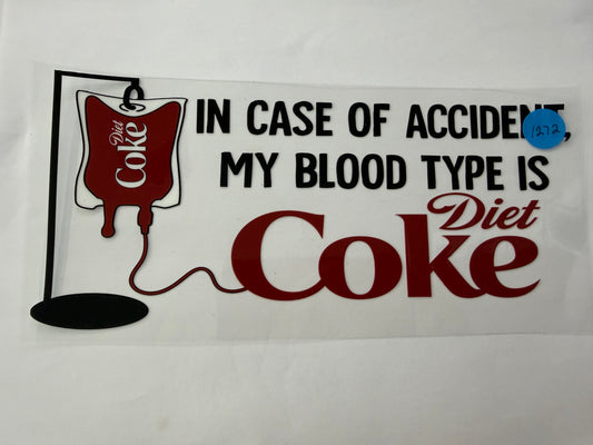 1272 Diet Coke soda