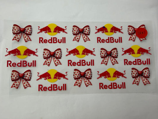 1281 Red Bull energy drink