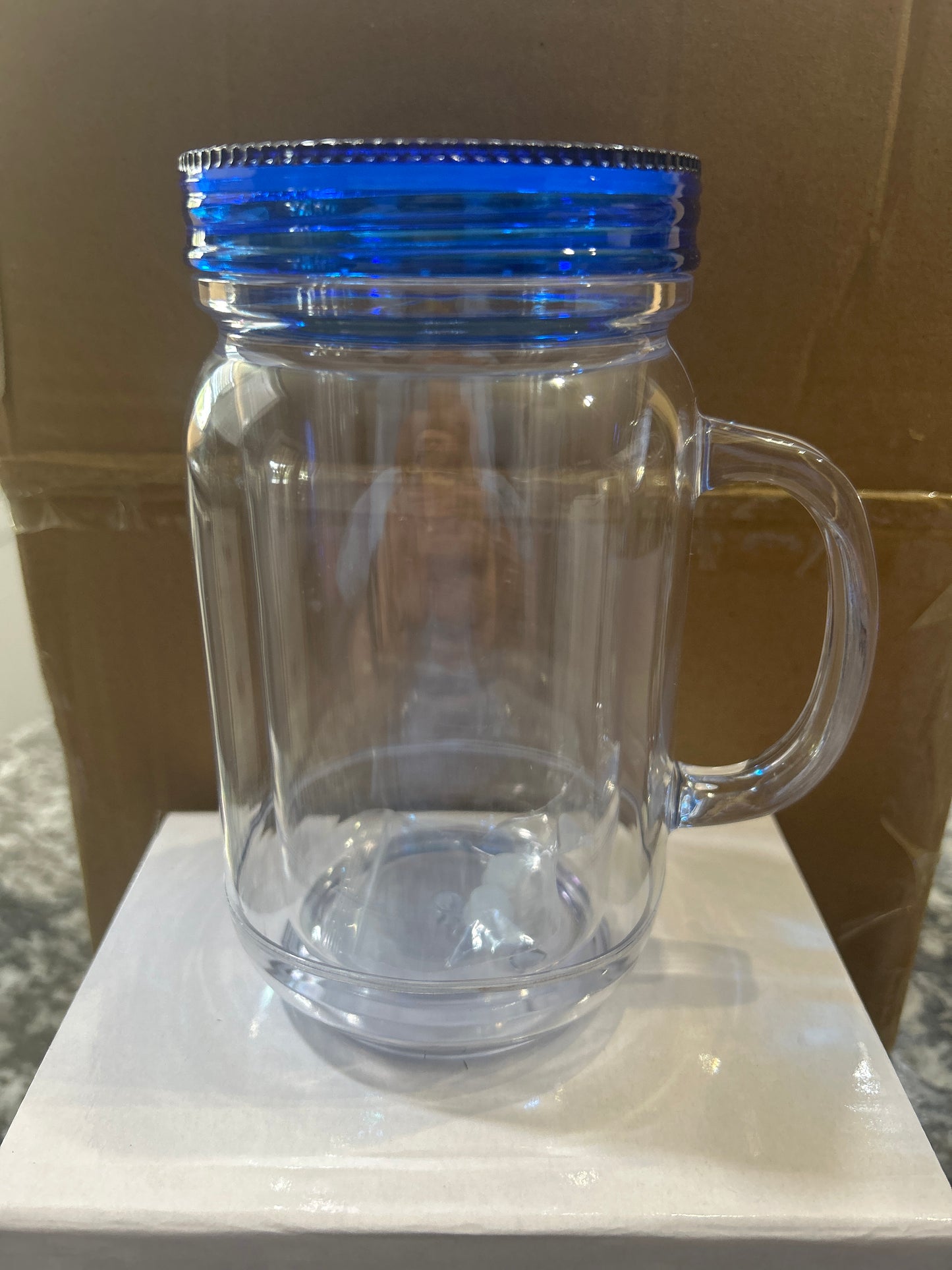 20oz acrylic mason jar cup