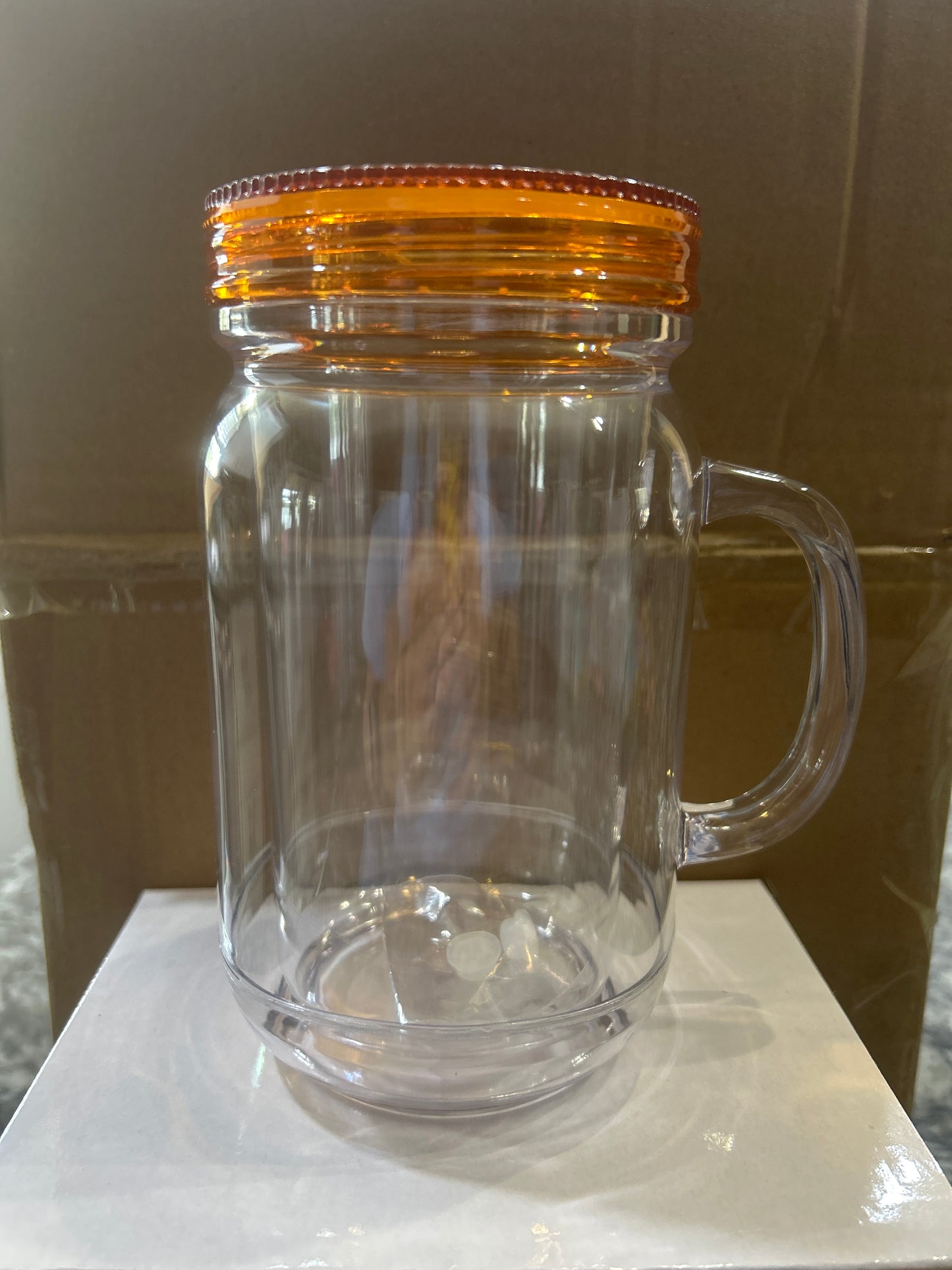 20oz acrylic mason jar cup