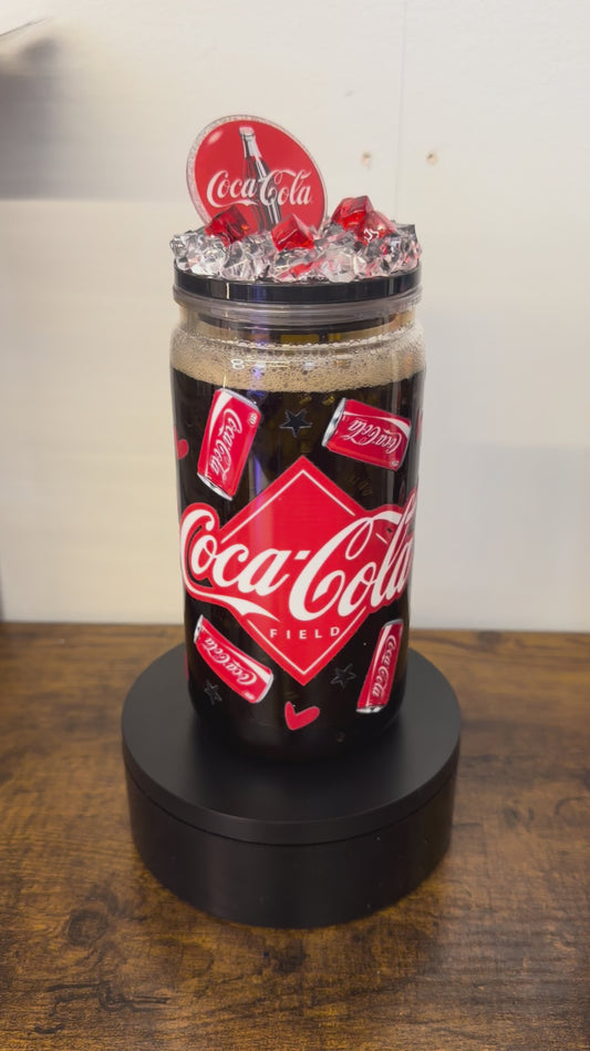 15 Coca Cola cup with decorative lid
