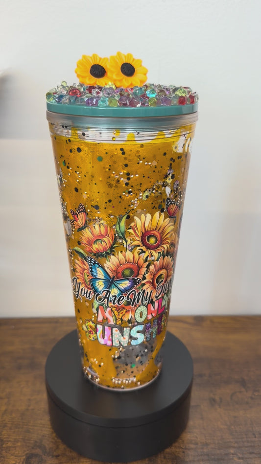 21 You are my sunshine lava 24oz with decorative lid